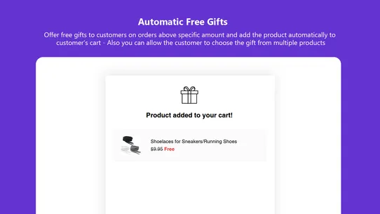 UpsellYard — Automatic Gifts screenshot