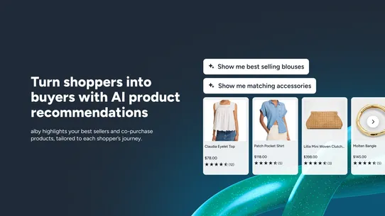 Alby: AI Sales Agent &amp; Chatbot screenshot