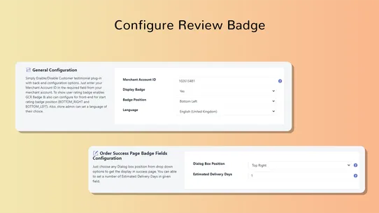 S: Google Review Badge screenshot