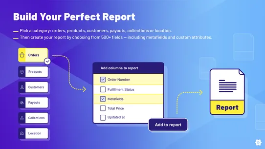 DataChamp Order Export XLS/CSV screenshot