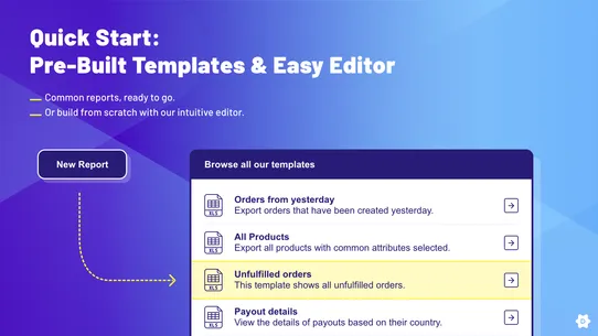 DataChamp Order Export XLS/CSV screenshot