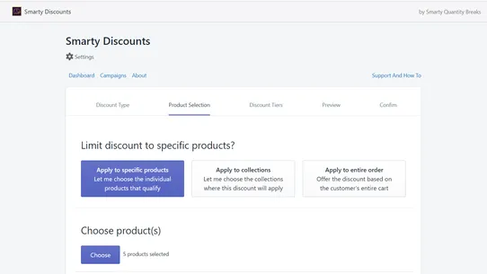 Smarty Quantity Discounts screenshot