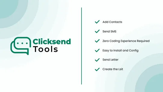 Clicksend Tools screenshot