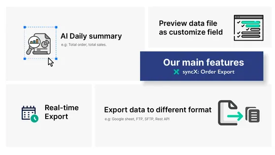 syncX: Automate Order Export screenshot