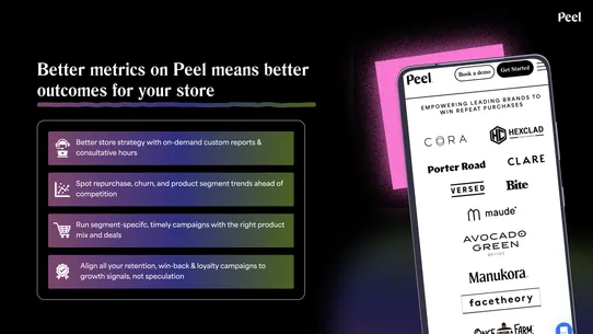 Peel: Retention Analytics screenshot