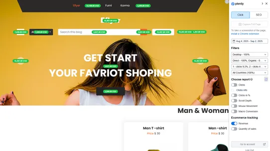 Plerdy — Heatmap, Replay &amp; SEO screenshot