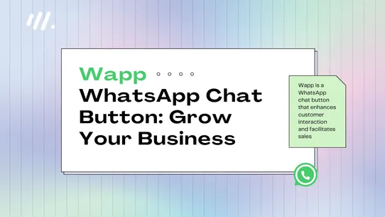 Wapp ‑ WhatsApp Chat Button screenshot