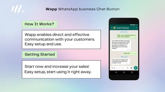 Wapp ‑ WhatsApp Chat Button screenshot