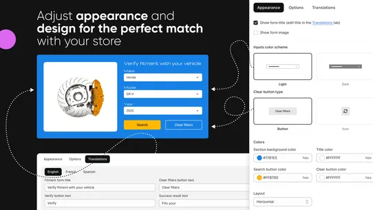 Year Make Model ‑ EasySearch screenshot
