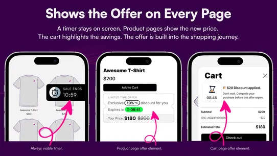 Growth Suite Discount Urgency screenshot