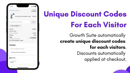 Growth Suite ‑ AI Discounts screenshot