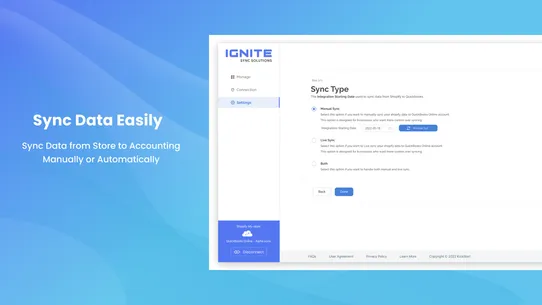 Ignite: QuickBooks Online Sync screenshot