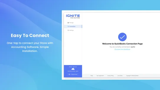 Ignite: QuickBooks Online Sync screenshot