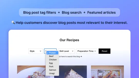 Blog Filter &amp; Search PRO screenshot