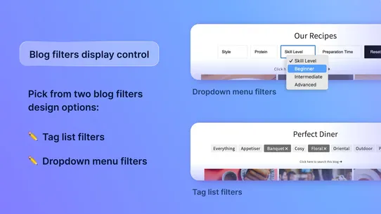 Blog Filter &amp; Search PRO screenshot