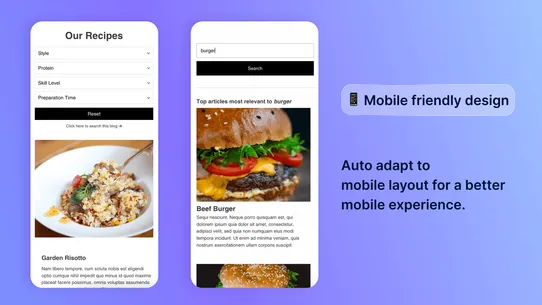 Blog Filter &amp; Search PRO screenshot