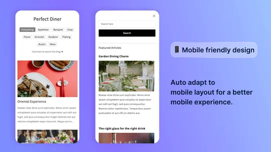 Blog Filter &amp; Search PRO screenshot