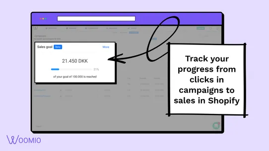 Woomio Revenue Tracking screenshot