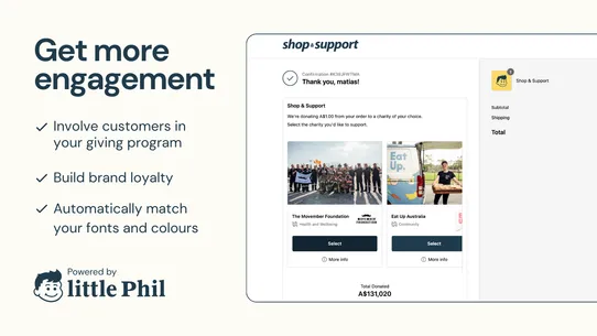 Shop &amp; Support by Little Phil screenshot