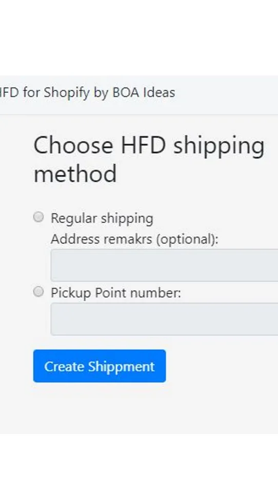 HFD DeliverIt screenshot