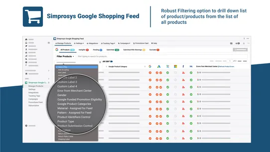 Simprosys Google Shopping Feed screenshot