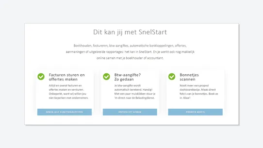 Combidesk SnelStart screenshot