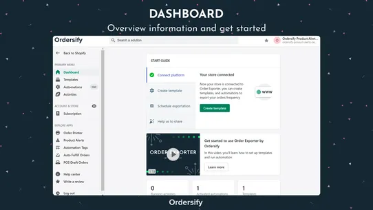 Ordersify: Order Exporter screenshot