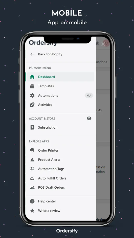 Ordersify: Order Exporter screenshot