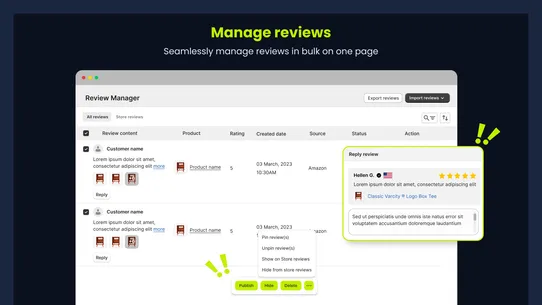 Review Importer &amp; Testimonials screenshot