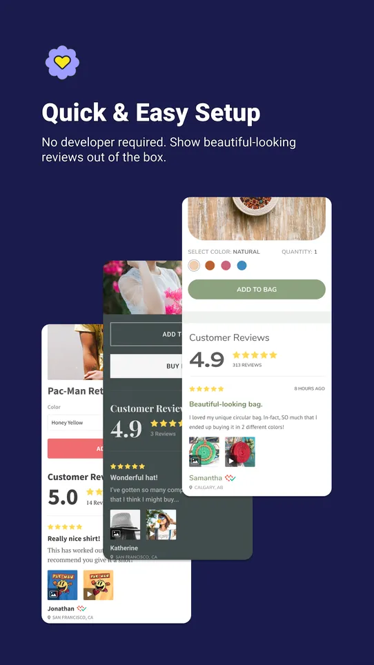 Fera Product Reviews App screenshot