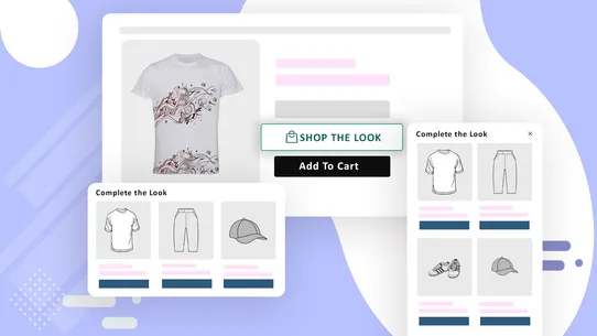 Shop the look ‑ Upsell screenshot