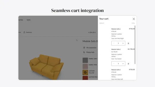 VividWorks 3D Configurator screenshot