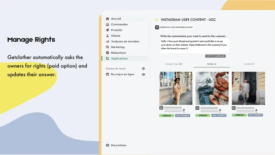 Shoppable Instagram UGC screenshot