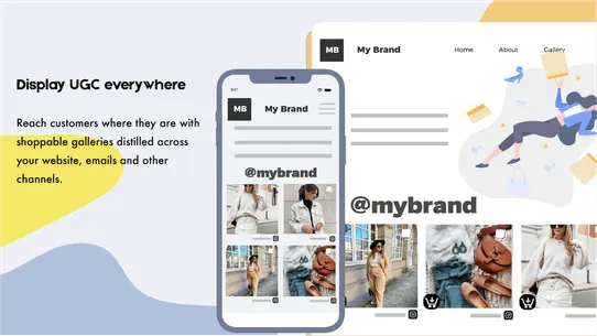 Shoppable Instagram UGC screenshot