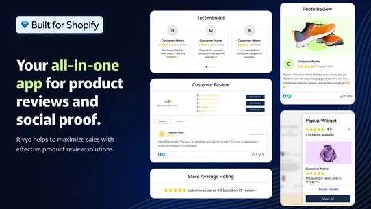 Rivyo Product Reviews screenshot