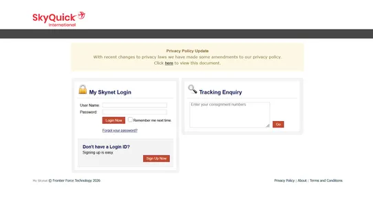SkyQuick International screenshot