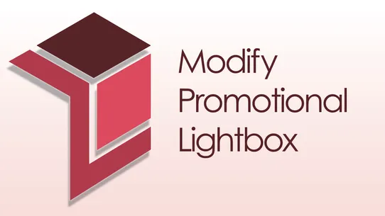 Modify Promotional Lightbox screenshot