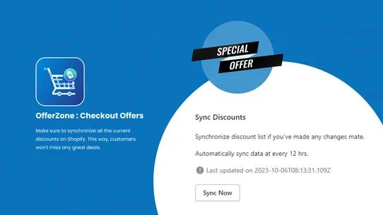 OfferZone : Checkout Offers screenshot