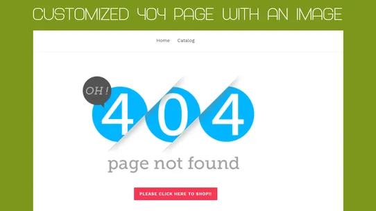 404 Custom Page screenshot