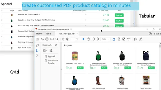 Exico Easy Catalog Builder screenshot