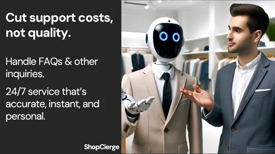 ShopCierge GPT‑4 Sales Chatbot screenshot