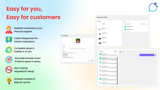 H: AI Customer Support Chatbot screenshot