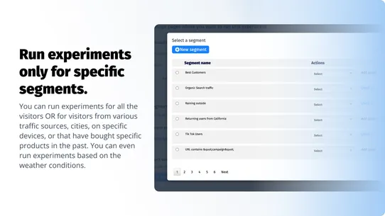 Omniconvert AB testing + CRO screenshot