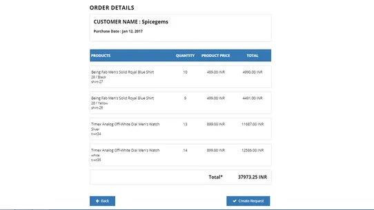 Easy Returns Management System screenshot