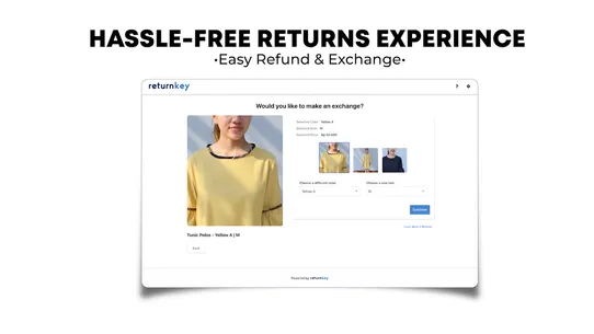 eCommerce Returns Management screenshot