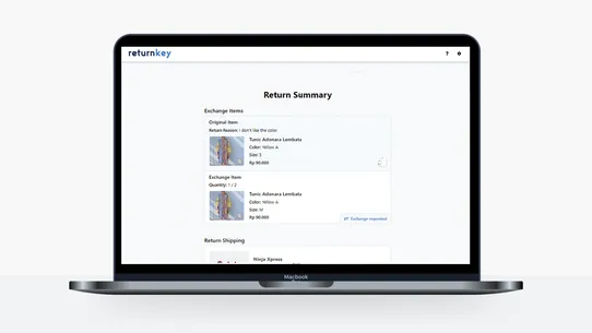 eCommerce Returns Management screenshot