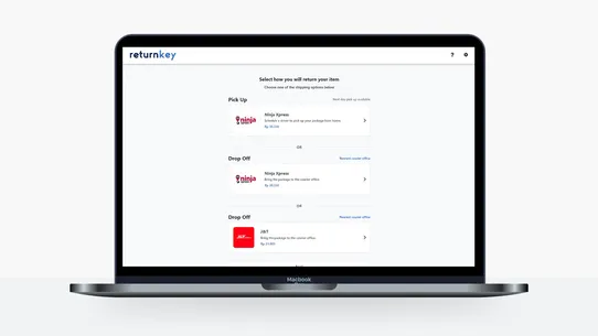 eCommerce Returns Management screenshot