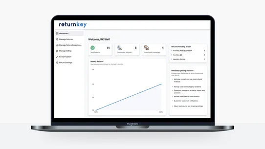 eCommerce Returns Management screenshot