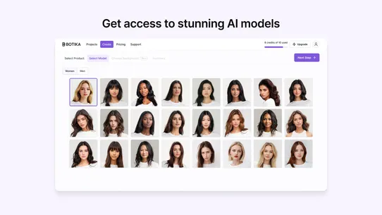 Botika: AI Models Pro Photos screenshot