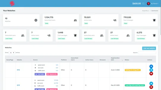 SuperBuzz screenshot